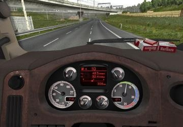DAF XF 105 Custom Dashboardверсия 1.2.3 для Euro Truck Simulator 2 (v1.44.x)