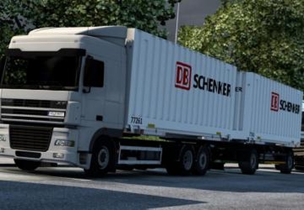 Swap Body Addon For DAF 95 XFверсия 1.0 для Euro Truck Simulator 2 (v1.44.x)