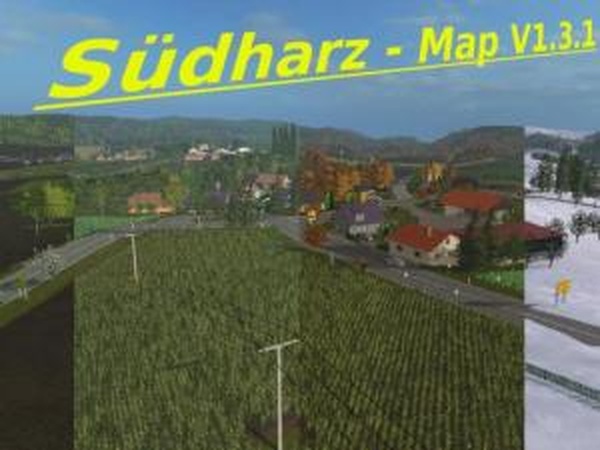 Карта «Sudharz»версия 1.3.1 для Farming Simulator 2017 (v1.5.1)
