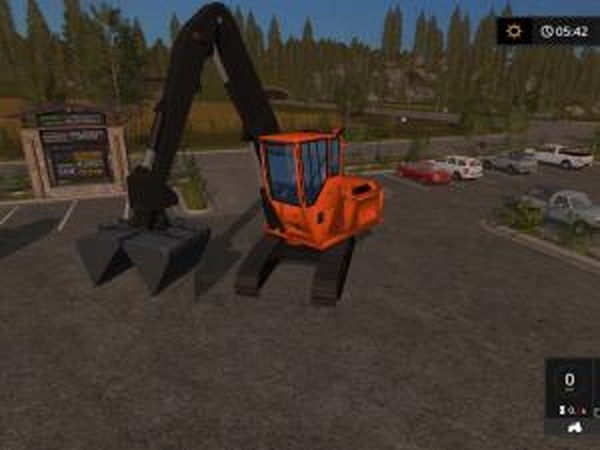 Wood Shovel Loaderверсия 1.0 для Farming Simulator 2017 (v1.4.4)