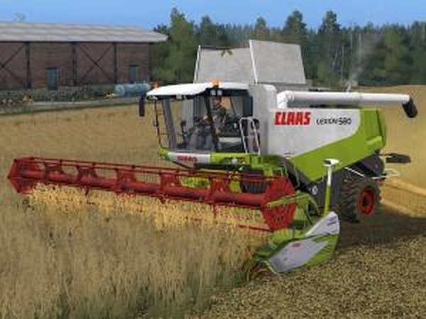 Claas Lexion 580/580TTверсия 0.9 для Farming Simulator 2017 (v1.4.4)
