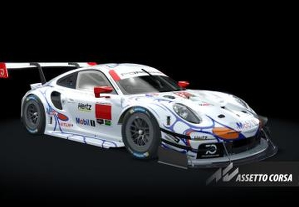 Porsche 911 rsr time attackверсия 1.0 для Assetto Corsa