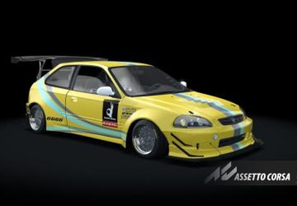 Honda Civic EK Hillclimbверсия v241120 для Assetto Corsa