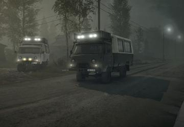 УаЗ 452Д и УаЗ 3303версия 2.0 для Spintires: MudRunner (v10.06.19)