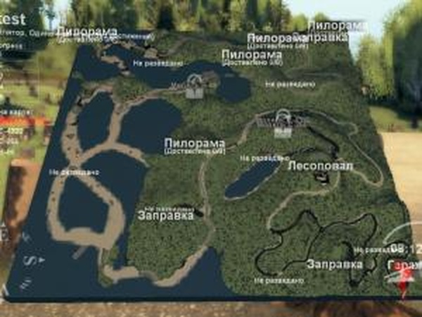 Карта «Test»версия 1.1 для SpinTires (v03.03.16)