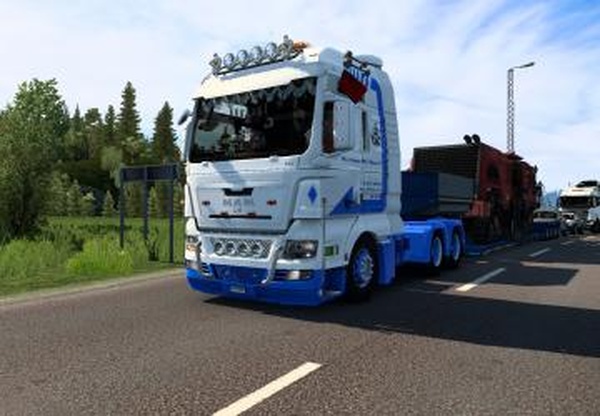 Tuned Chassis for All SCS Trucksверсия 1.0 для Euro Truck Simulator 2 (v1.44.x)
