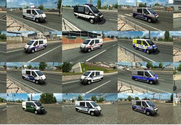 Europolice by Solaris36версия 2.0.1 для Euro Truck Simulator 2 (v1.44.x)
