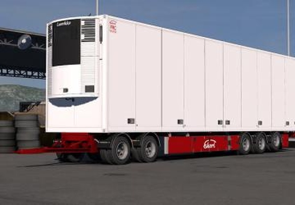 Ekeri Tandem trailers addon by Kastверсия 2.3.4 для Euro Truck Simulator 2 (v1.44.x)