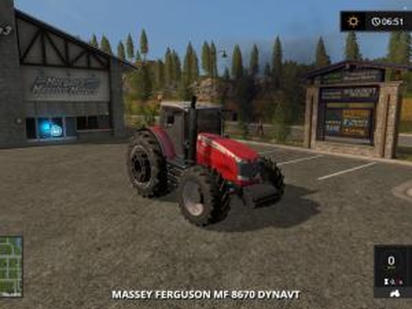 Massey Ferguson 8670 DynaVTверсия 1.0.0.0 для Farming Simulator 2017 (v1.4.4)
