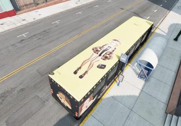 Скин городского автобуса Амелии Уотсонверсия 1.1 для BeamNG.drive (v0.23)