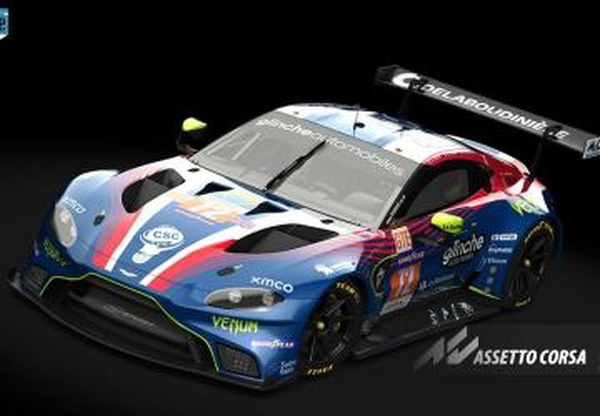 #72, Aston Martin Vantage GTE, TF Sport, ELMS 2023, 4kv0.9 для Assetto Corsa