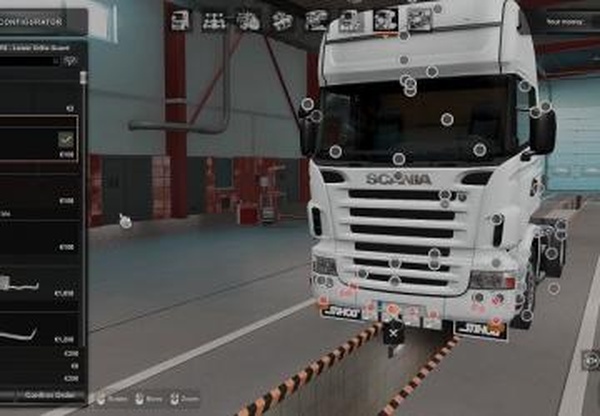 Slots for Scania R&S, T, R4 RJLверсия 1.0 для Euro Truck Simulator 2 (v1.43.x, 1.44.x)