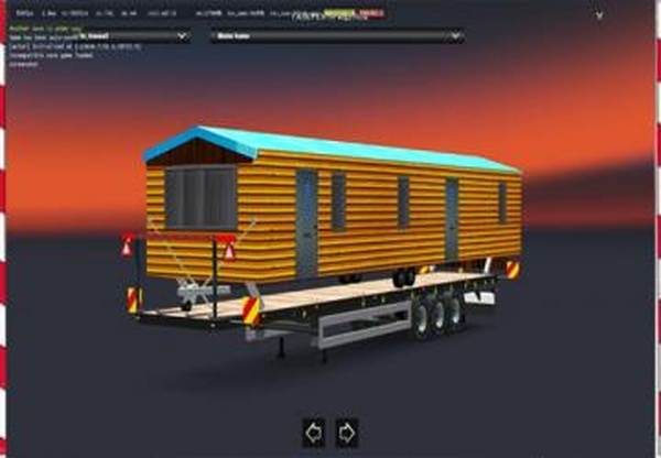 Строительный вагончикверсия 1.0 для Euro Truck Simulator 2 (v1.43.x, 1.44.x)