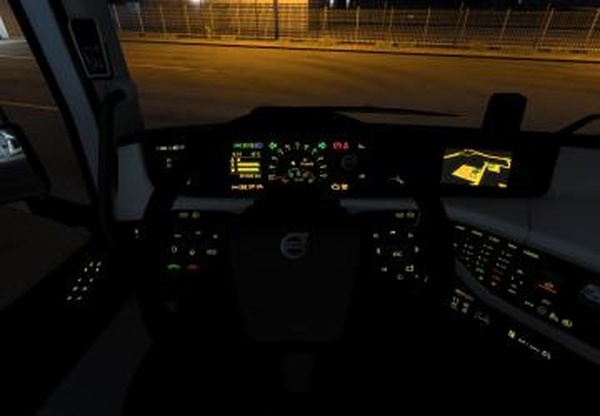 Gold Dashboard for Volvo FH 2012версия 1.2 для Euro Truck Simulator 2 (v1.43.x, 1.44.x)
