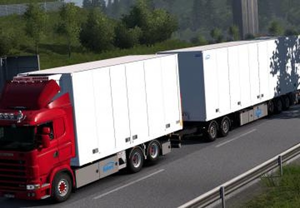 Kraker Tandem addon for Scania RJLверсия 2.7 для Euro Truck Simulator 2 (v1.43.x)
