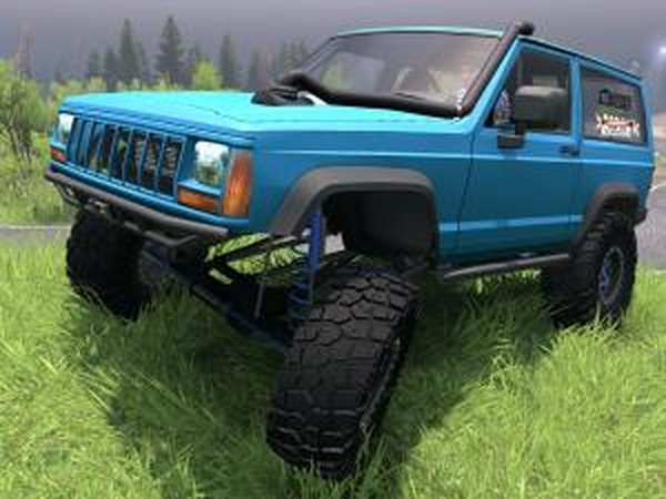Jeep XJ 4.2L Nissan Turbo Diesel 1990версия 07.08.17 для SpinTires (v03.03.16)