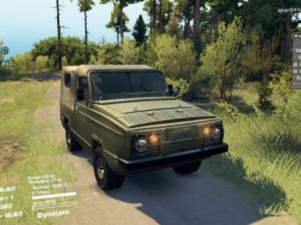 Уаз-3907 «Ягуар»версия 07.08.17 для SpinTires (v03.03.16)
