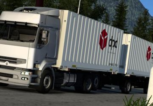 Swap Body Addon For Renault Premium DCIверсия 1.0 для Euro Truck Simulator 2 (v1.43.x)
