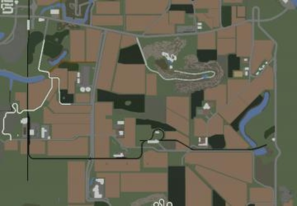 Карта «Obermarktdorf»версия 1.1.0.0 для Farming Simulator 2019 (v1.7.x)