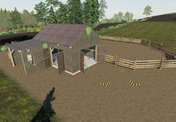 A Small Horse Stableверсия 1.0.0.0 для Farming Simulator 2019 (v1.7.x)