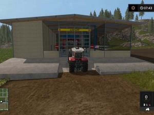 Placeable automatic vericle washplantверсия 1.1.0.0 для Farming Simulator 2017 (v1.4.4)