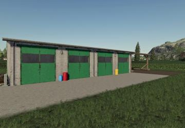 Workshop With Machine Storageверсия 1.0.0.0 для Farming Simulator 2019 (v1.7.x)