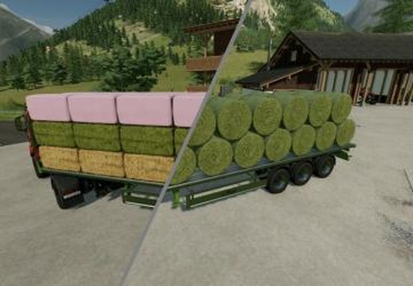 Fliegl Flatbed Semitrailerверсия 1.0.4.0 для Farming Simulator 2022