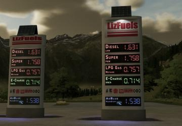 Digital Gasstation Displaysверсия 1.0.0.1 для Farming Simulator 2022