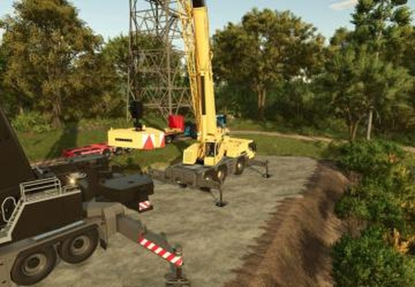 Liebherr Mobile Crane Packверсия 2.0.0.0 для Farming Simulator 2025