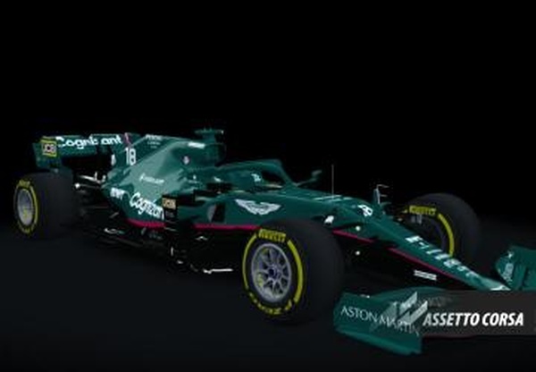 F1 2021 - ASTONMARTINверсия 1.0 для Assetto Corsa