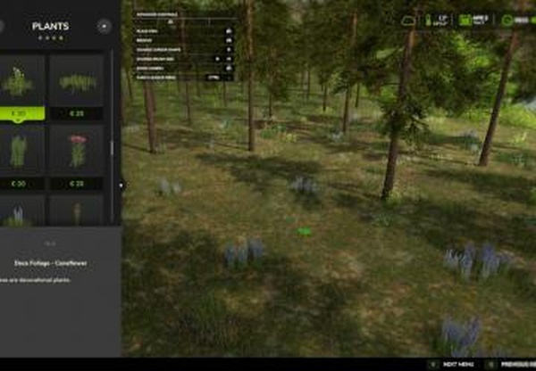 All Decorative Foliageверсия 1.0.1.0 для Farming Simulator 2025