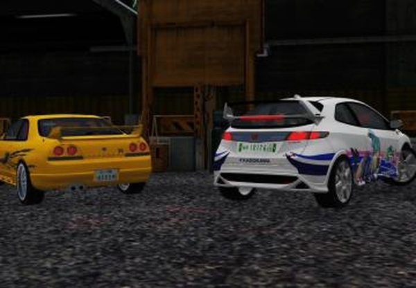 Honda Civic Type Rверсия 1.0 для BeamNG.drive (v0.23)