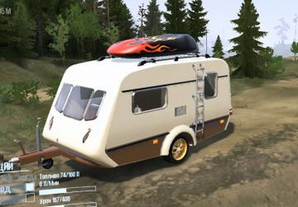 Трейлер «КАРАВАН»версия 01 для Spintires: MudRunner (v10.06.19)