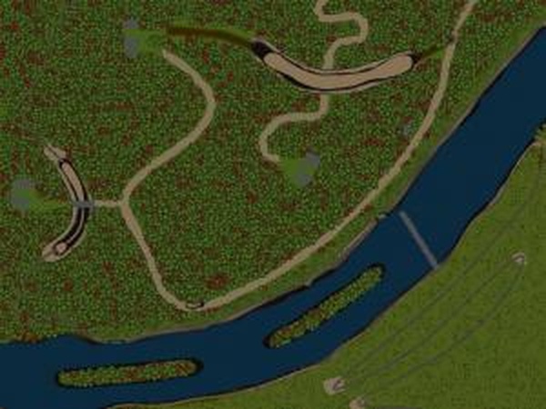 Карта «Обруч»версия 1 для SpinTires (v03.03.16)