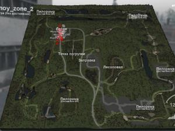 Карта «В Запретной Зоне 2»версия 0.1 для SpinTires (v03.03.16)