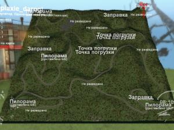 Карта «Плохие дороги»версия 1.0 для SpinTires (v03.03.16)