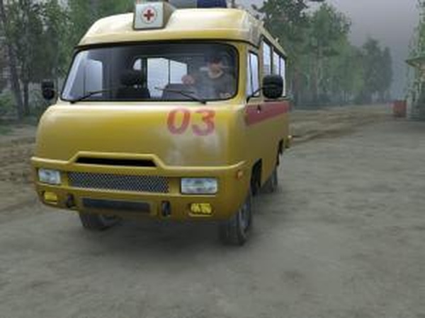 Текстура Уаз-2925 «Скорая Помощь»версия 1 для SpinTires (v03.03.16)