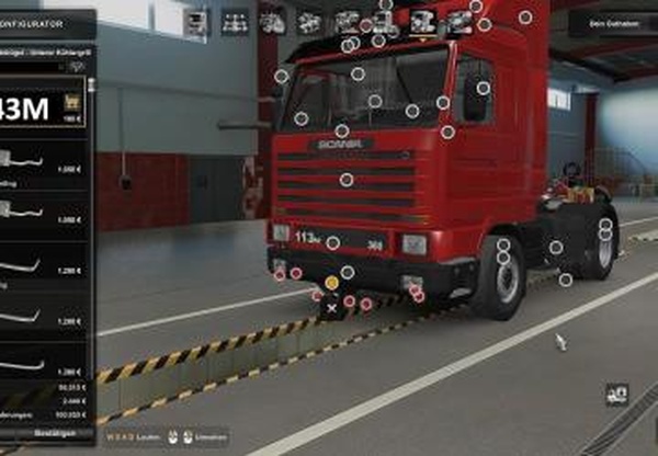 Scania 143M Tuning Packверсия 1.0 для Euro Truck Simulator 2 (v1.43.x)