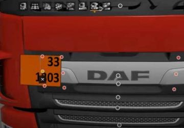 K.R.T Stickers & Platesверсия 1.0 для Euro Truck Simulator 2 (v1.43.x)