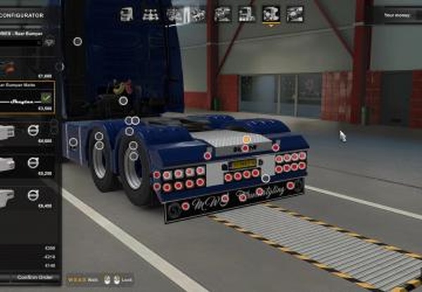 Volvo FH16 Holland Style Rear Bumperверсия 1.0 для Euro Truck Simulator 2 (v1.43.x)