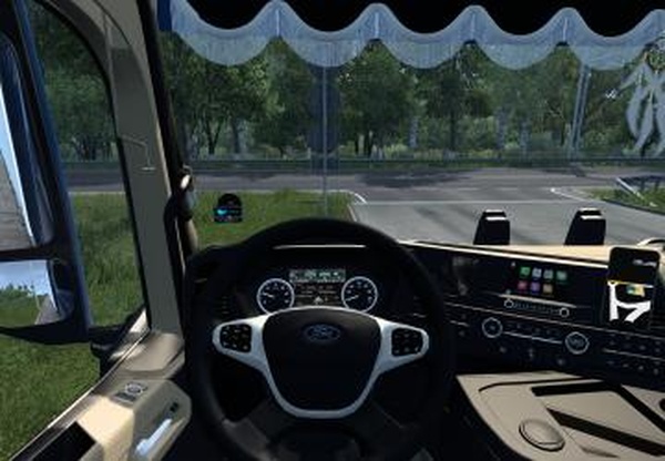 Новый интерьер для Ford-F MAXверсия 1.0 для Euro Truck Simulator 2 (v1.43.x)
