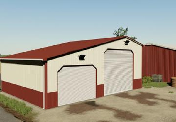 Garage With Optional Workshopверсия 1.0.0.0 для Farming Simulator 2022