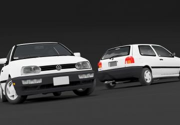 Volkswagen Golf MK3 3 Door Hatchbackверсия 1.0 для BeamNG.drive (v0.23)