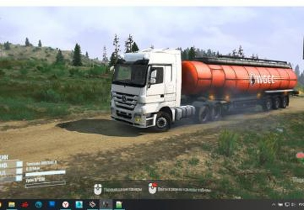 Mercedes Benz Actrosверсия 23.01.20 для Spintires: MudRunner (v10.06.19)