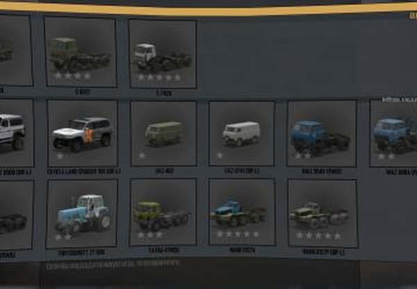 Пак сбалансированных грузовиков №3версия 21.01.20 для Spintires: MudRunner (v14.08.19)