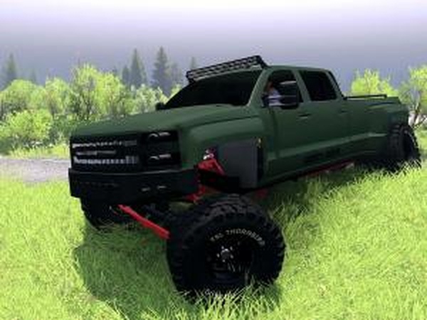 Chevy 3500 UTV hauler 2016версия 02.08.17 для SpinTires (v03.03.16)