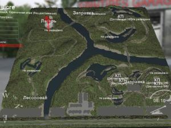 Карта «Три Острова»версия 0.1 для SpinTires (v03.03.16)