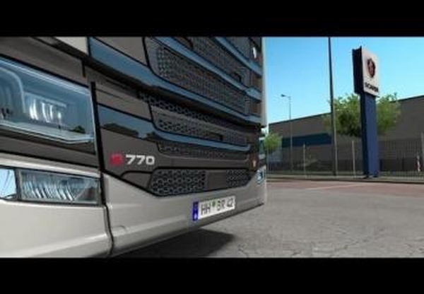 Scania R&S Badgeверсия 1.0 для Euro Truck Simulator 2 (v1.43.x)