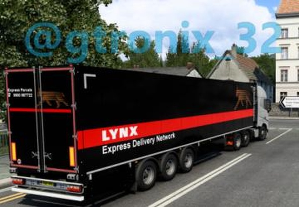 Скин Lynx Express Delivery 40’версия 1.0 для Euro Truck Simulator 2 (v1.43.x)