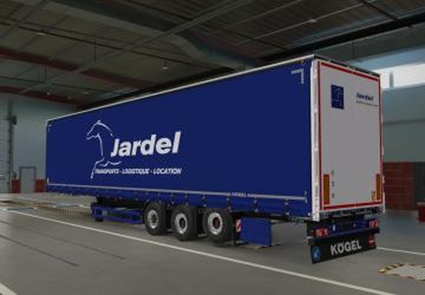 Пак скинов реальных компаний для прицепа Kogelv1.0 для Euro Truck Simulator 2 (v1.43.x)